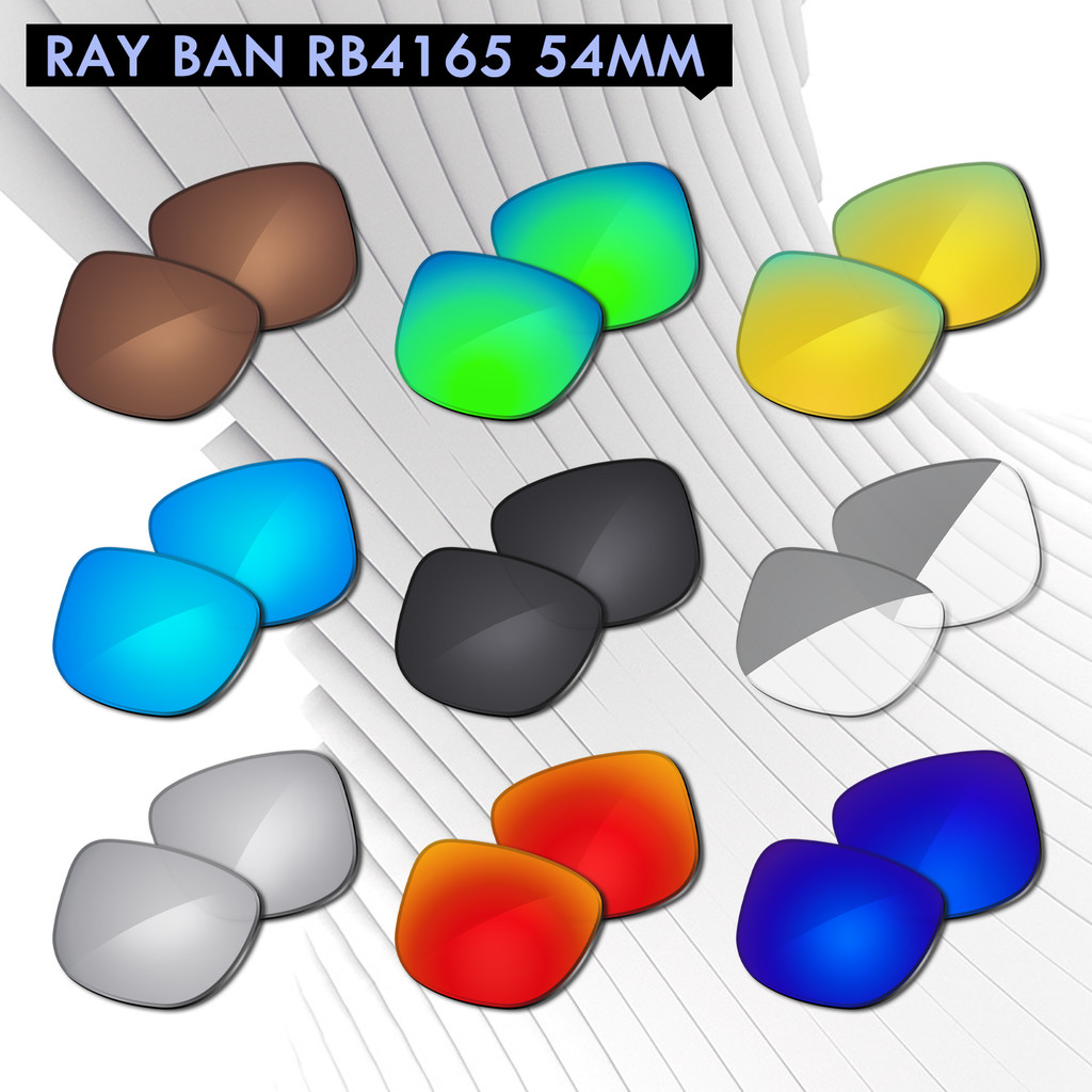 อัพเกรดเปลี่ยนเลนส์สําหรับแว่นตากันแดด RB4165 54 มม.-การป้องกัน UVA/B/C-100%