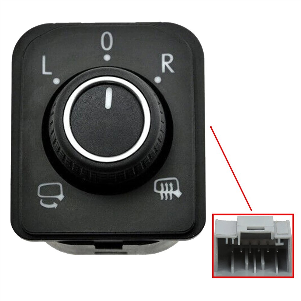 DOLL HOTCar สวิตช์กระจกมองหลังแบบพับได้สําหรับ Tiguan สําหรับ Passat 5TD959565 3G0959565ซี