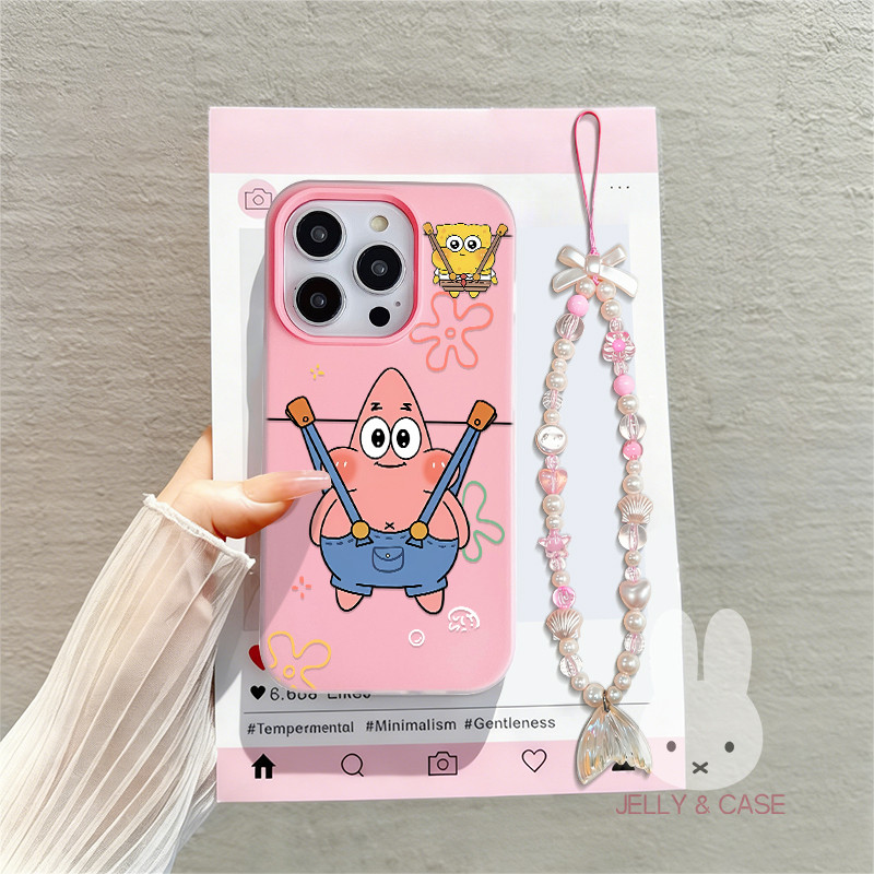 GANTUNGAN 2 In 1 Jelly Lanyard Patrick Bintang Case Vivo Y400 Y05 V60 Lite V70 Fe Y21D Iqoo Z10 Lite