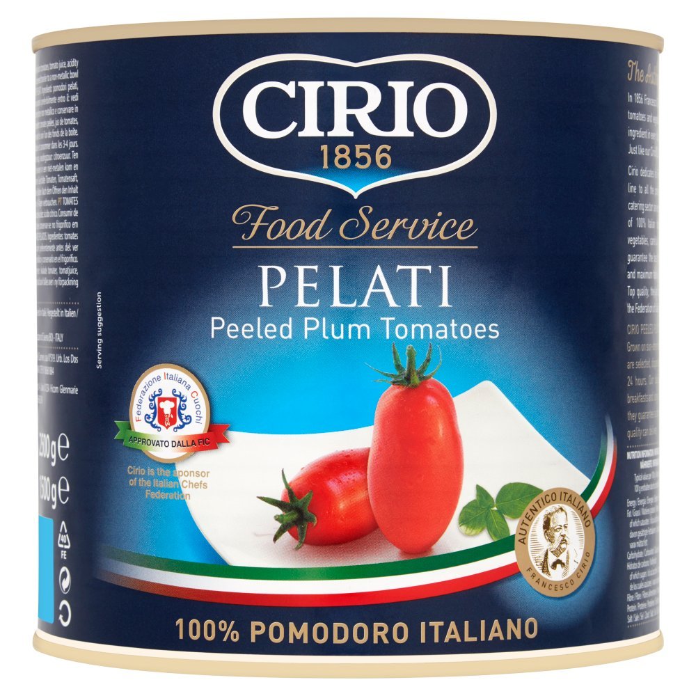 Cirio Peeled Plum Tomatoes 2500g