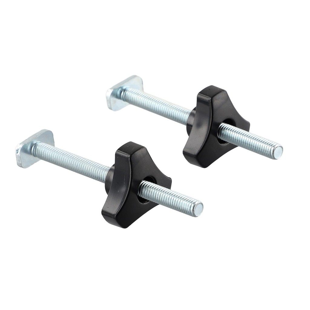 HOT2 ชุด M8 T-Track Bolts ลูกบิด T Slot Bolts และ Knobs Clamps สําหรับงานไม้ Jigs