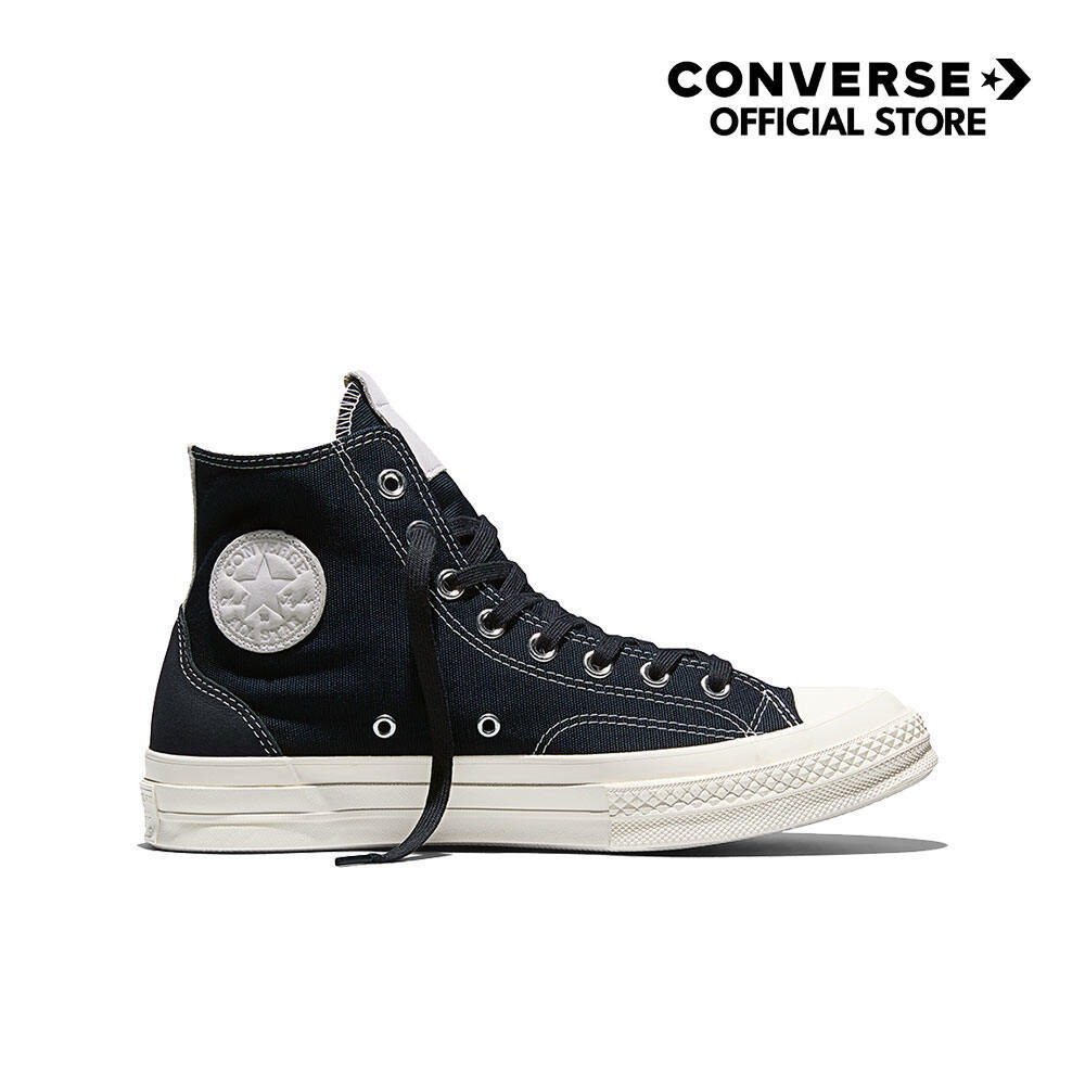 CONVERSE รองเท้า CHUCK 70 MATERIAL + HI BLACK Men A17763CM_S6BKXX