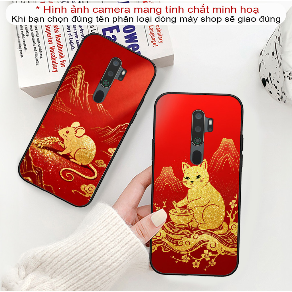 เคสแบบยืดหยุ่นสําหรับOppo A5 2020 F11 Pro A9 2020 A11 reno 2 2f 2z A11xยืดหยุ่นชุด12 lucky red TET Z