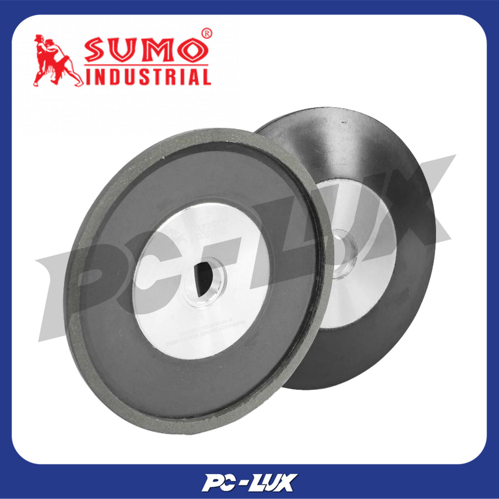 SUMO จานเพชร รุ่น 12A2-R-SDC150-D150-T16-W6-X4-H25.4/20 แบคคาไลท์