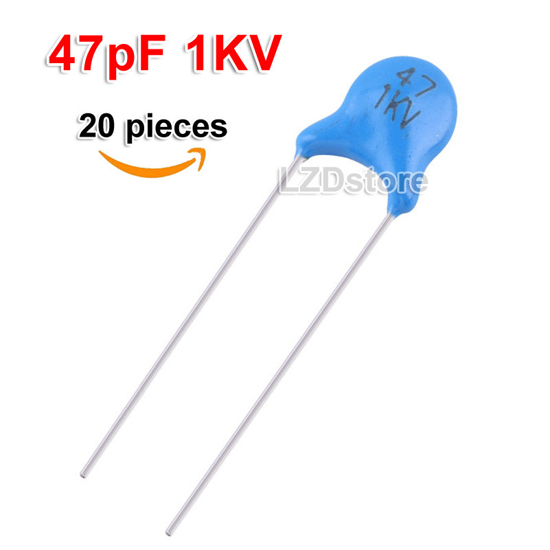 20pcs ตัวเก็บประจุเซรามิกแรงดันสูง 330pF 331 331K 331J 47pF 47J 47K 470pF 471 471K 471J 1KV 1000V
