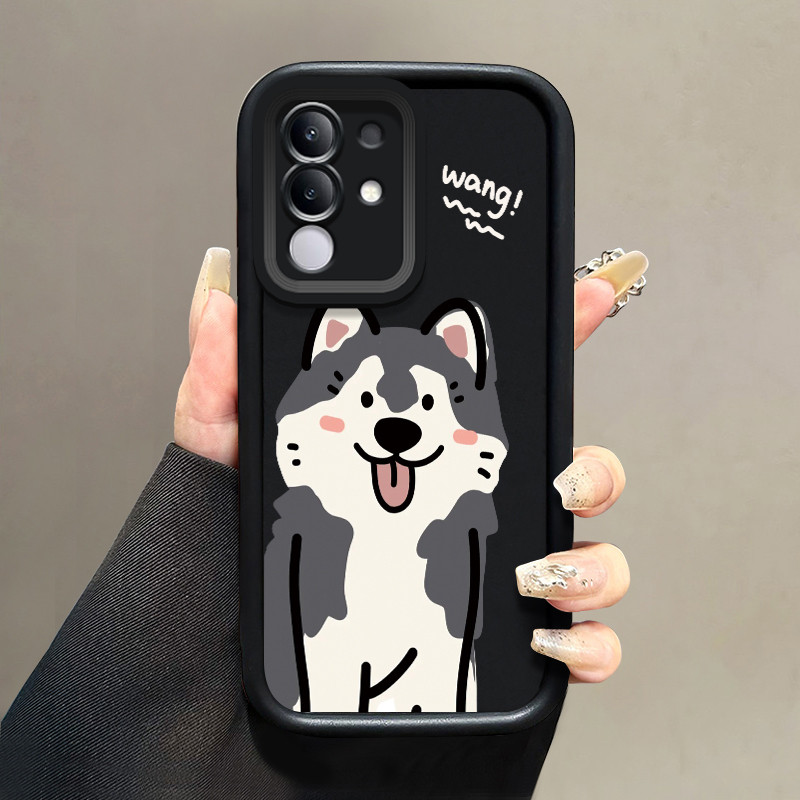 เคสโทรศัพท์ HP สําหรับ VIVO Y29 4G Y300T 5G T4X 5G Case Small Husky Dog Case เคสซิลิโคนที่ได้รับความ