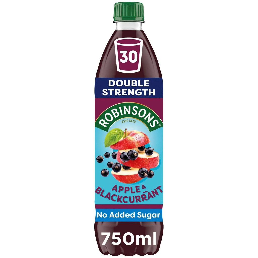 Robinsons Double Strength Apple & Blackcurrant 750ml