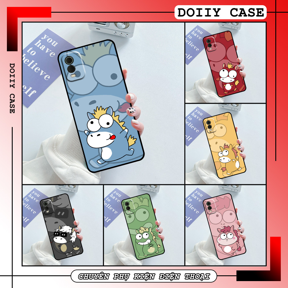 เคส Nokia C31 / C32 พิมพ์ลายม้าชบาสุดน่ารัก
