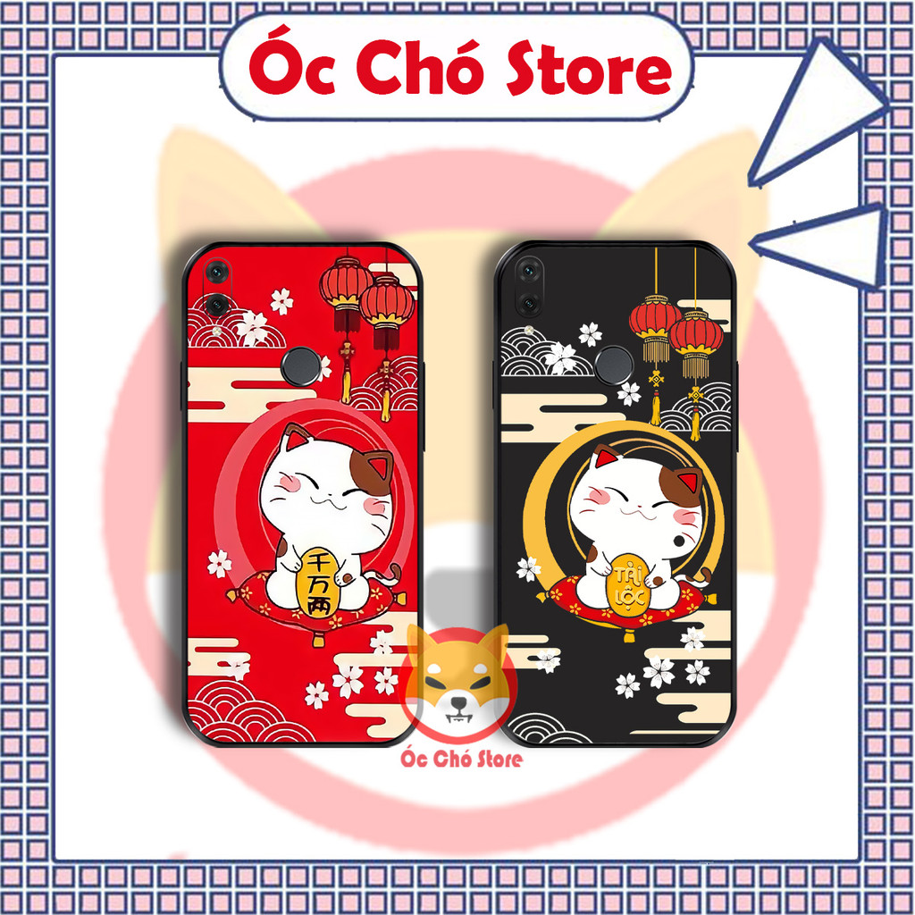 Nova 2i nova 3 3i 3e P20 lite nova 4e Y9 2019 Y9 Prime Y7 Pro 2019 P30 LITE กรณี God of Wealth cat l