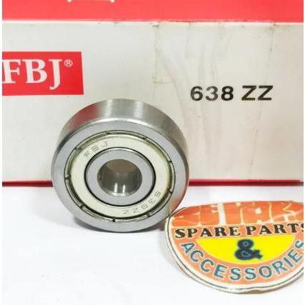 แบริ่ง 638-Zz Fbj Japan Bearing Cover Cvt Mio Rare