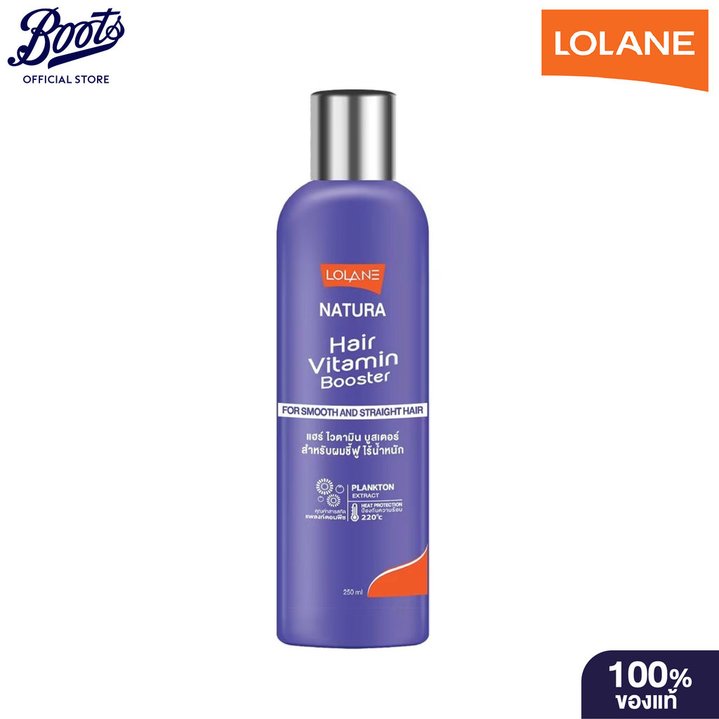 Lolane Vitamin For Smooth Straight 250Ml โลแลน แฮร์ วิตามิน สูตรผมตรงเรียบสวย 250 มล.