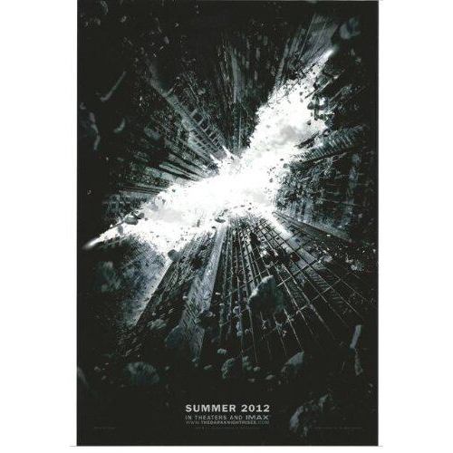 Batman The Dark Knight Rises City Scape Bat Symbol โปสเตอร์ภาพยนตร์ 8 X 10 ศิลปะการแสดงภาพ