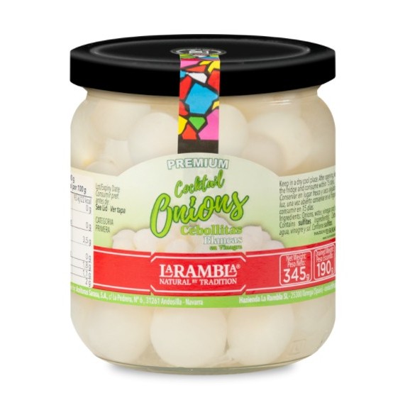 La Rambla Premium Cocktail Onions 345g