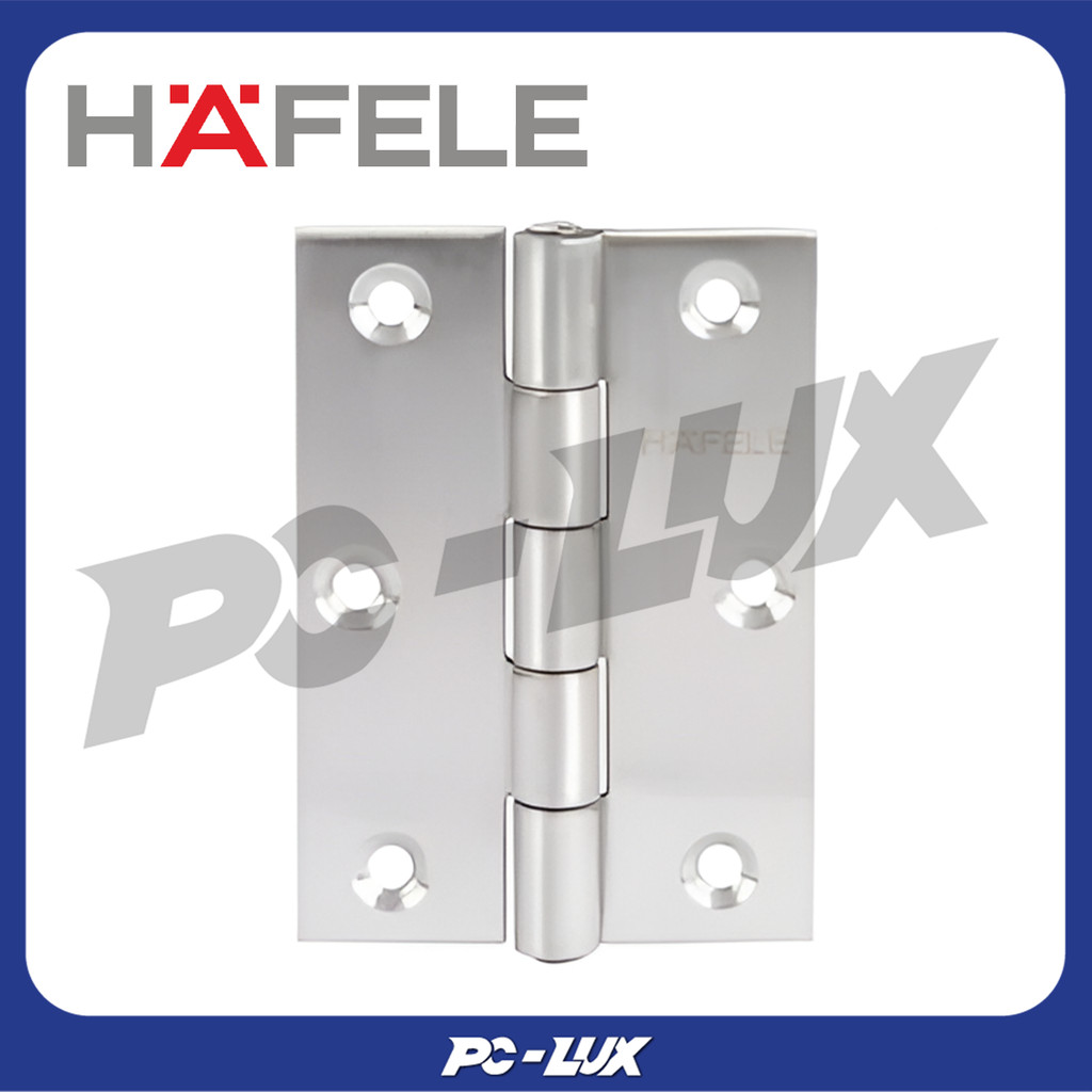 HAFELE บานพับ รุ่น 489.40.399 ขนาด 60 x 40 มม. สีสเตนเลส