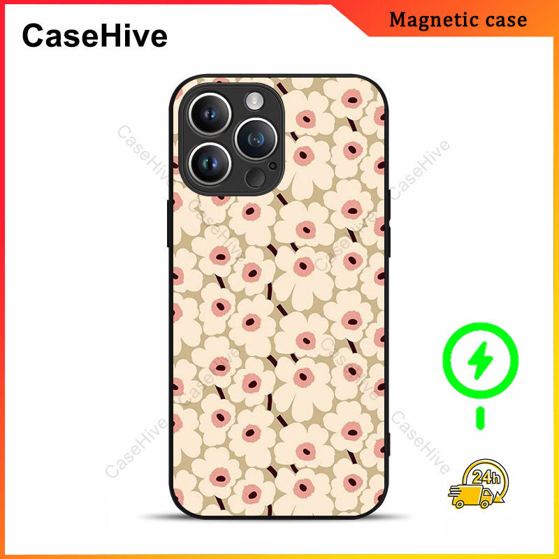 เคสโทรศัพท์ดอกไม้สําหรับ iPhone 17 Pro Max / iPhone 16 Pro Max / 15 Pro Max / 13 / Samsung Galaxy S2