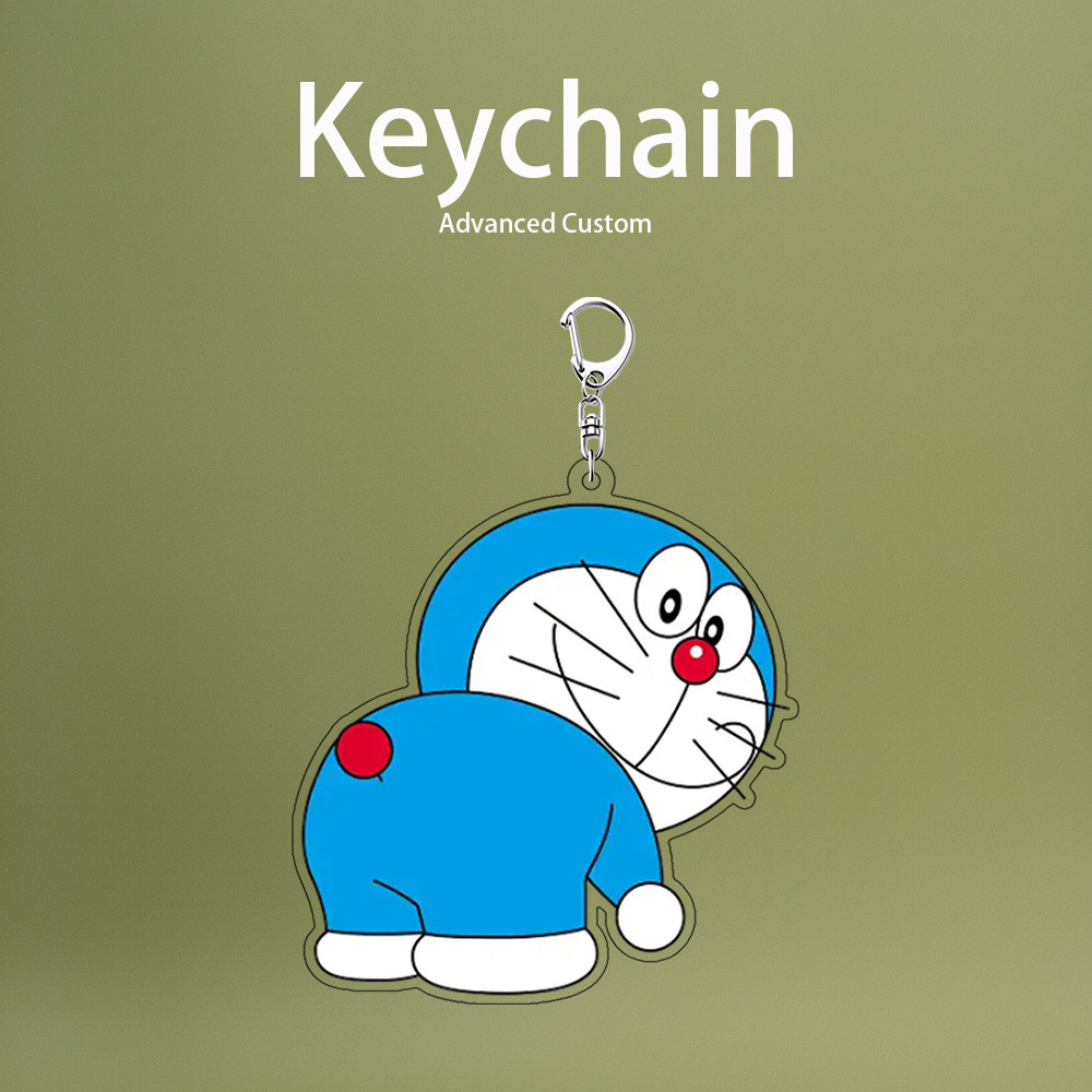พวงกุญแจ อะคริลิก Doraemon  พิมพ์ด้านเดียว