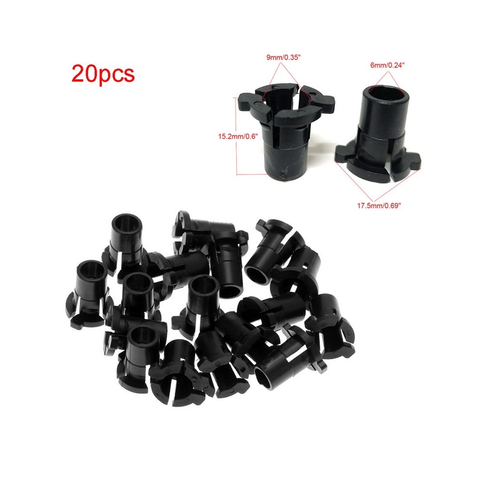 สต็อกพร้อมคลิปสกรูไฟหน้าไฟหน้า20x 63121378369 สําหรับ BMW สําหรับ E30 สําหรับ E34 E24 E32