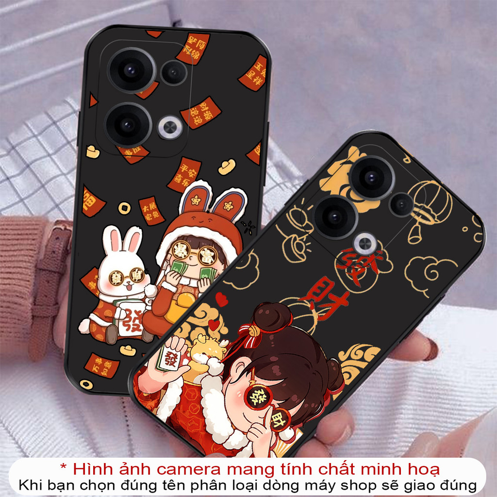 Reno 13 Reno13 pro Reno 13F 5G เคสยืดหยุ่นสําหรับเทพเจ้าแห่งความมั่งคั่ง
