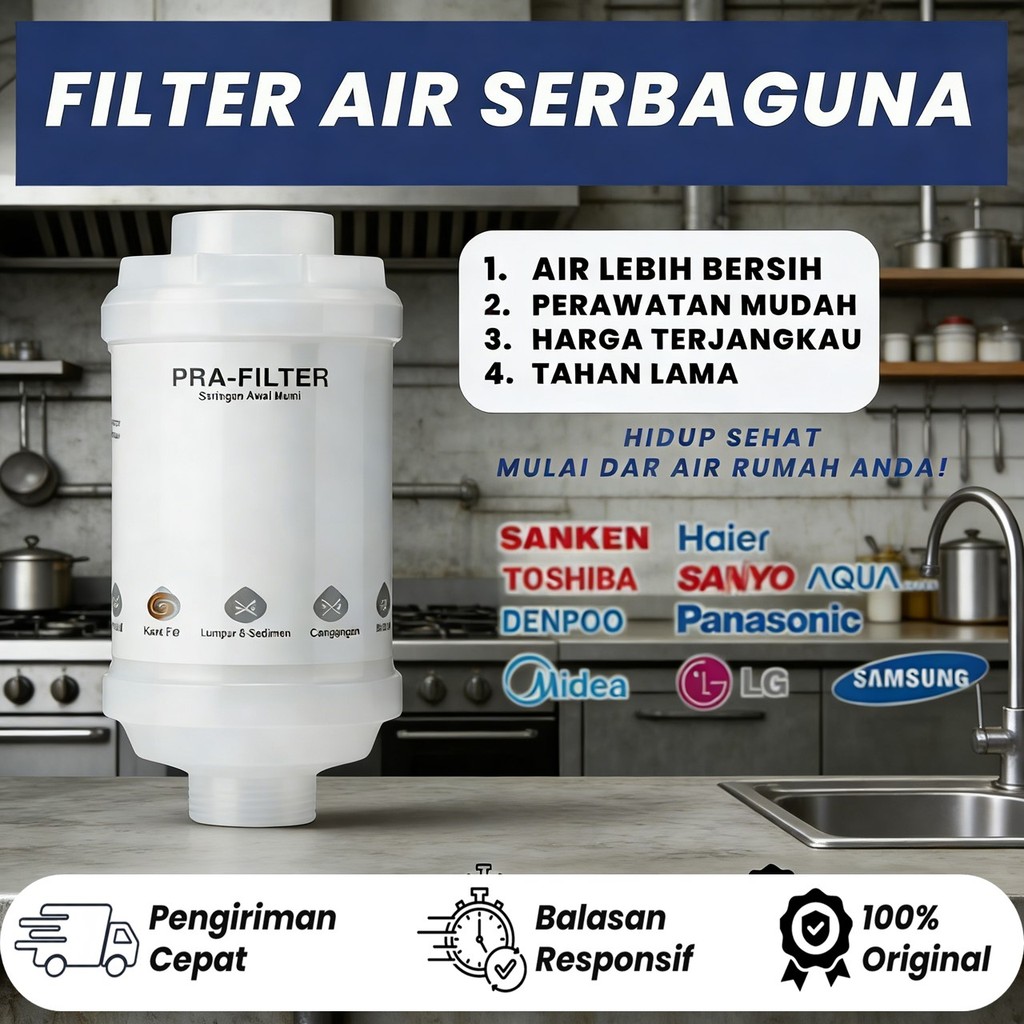 MESIN Der Doly Pre-Filter Water Tap Pre-Filter Water Faucet เครื่องกรองน้ําเครื่องซักผ้าเครื่องทําน้