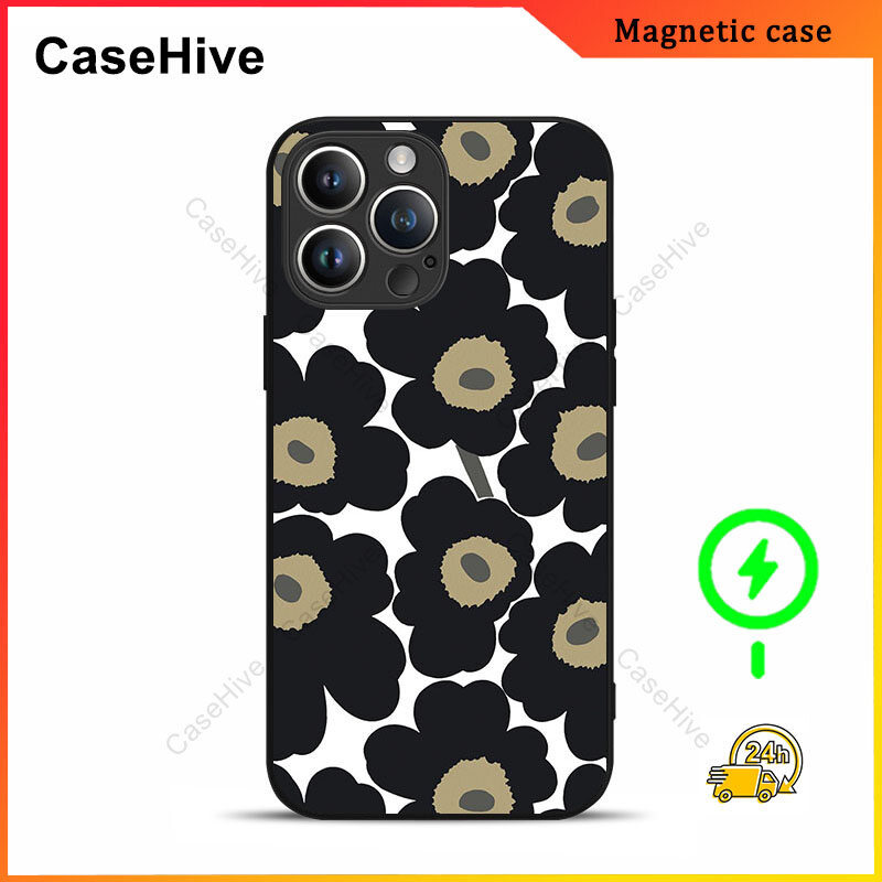 เคสโทรศัพท์ดอกไม้สําหรับ iPhone 17 Pro Max / iPhone 16 Pro Max / 15 Pro Max / 13 / Samsung Galaxy S2