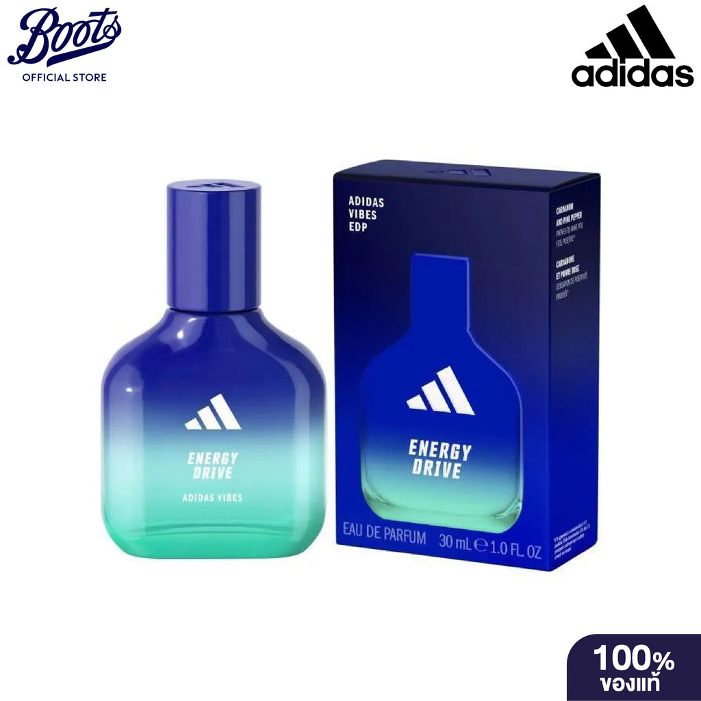 Adidas Vibes Energy Drive Eau De Parfum 30Ml อาดิดาส ไวบ์ส เอเนอร์จี ไดรฟ์ โอ เดอ พาร์ฟูม 30 มล.