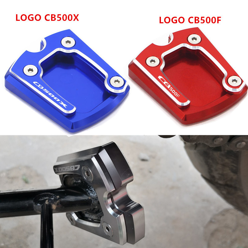 CB500X CB500F ขาตั้งด้านข้าง Kickstand ขยาย Pad Sidestand Extension Pad สําหรับ HONDA CB500F CB500X 