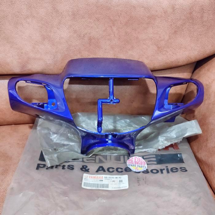 ฝาครอบแฮนด์หน้า Vega R O4 ฝาครอบโคมไฟสีฟ้า Original Yamaha 5Er-F6143-P2 หายาก