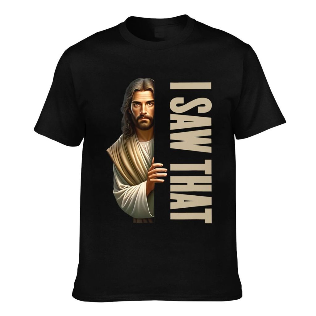 คุณภาพดี Jesus I Saw That Mens Cool T-Shirt