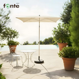 ร่มสนามทรงสี่เหลี่ยม FONTE รุ่น GP2105 ขนาด 1.8 x 1.45 x 2.2 เมตร สีเบจ