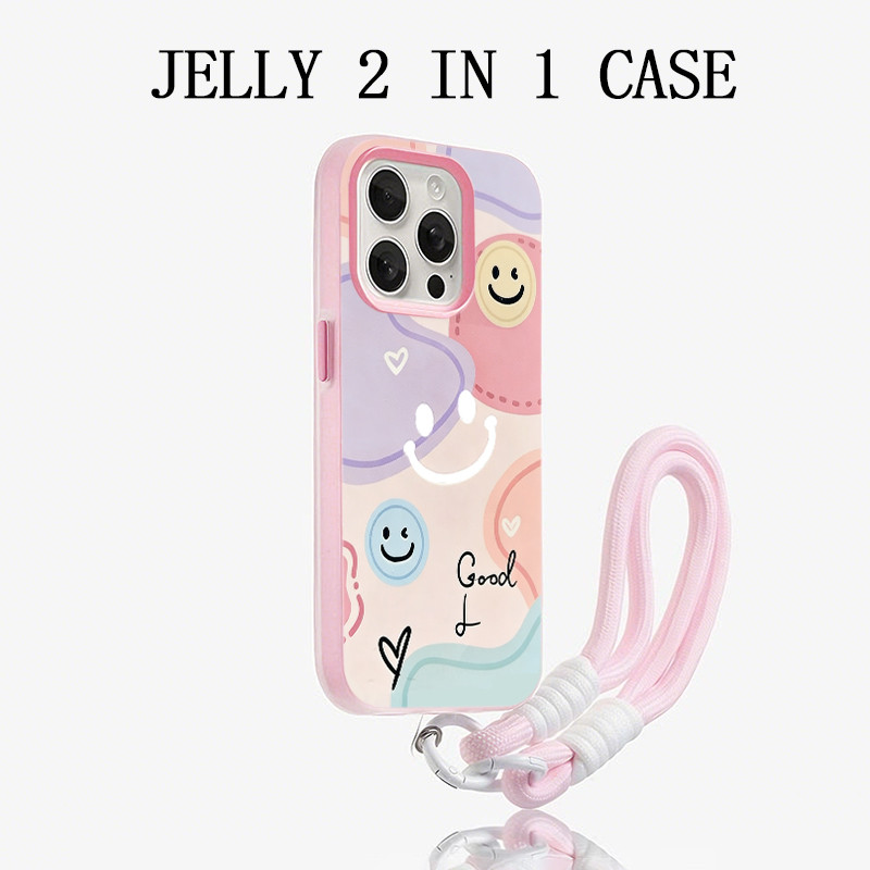 Smiley Face Graffiti Jelly สี 2 In 1 Premiumcasing Infinix Hot 60I Pro Plus สมาร์ท 10 50 Pro Plus 4G