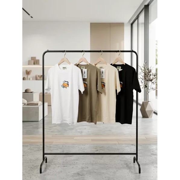 ENJOY  เสื้อแขนสั้นยืดลาย mecoffee #4051