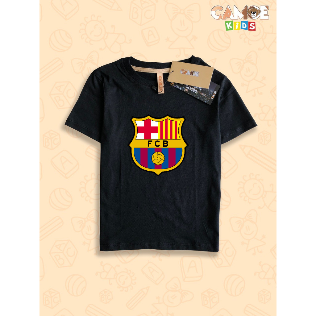เสื้อยืด KIDS FC Barcelona Barca Logo KIDS