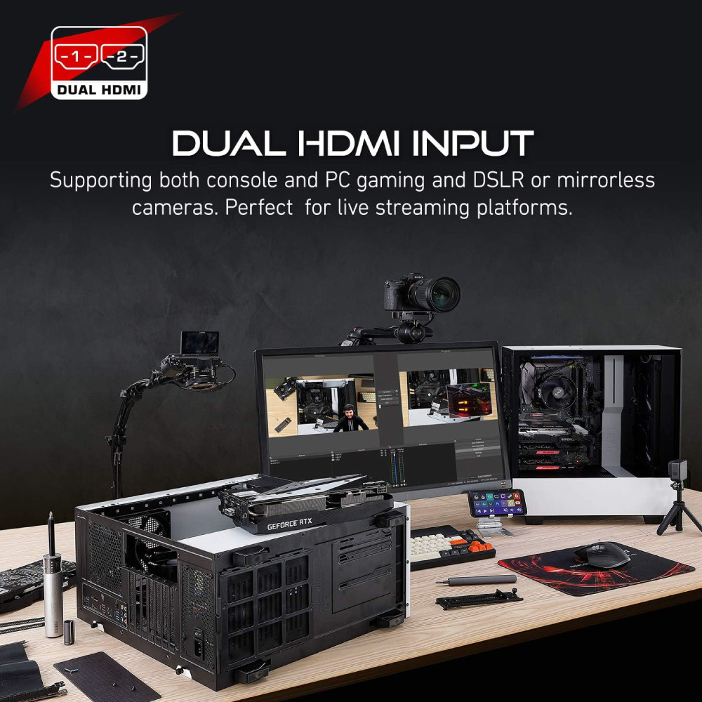 แคปเจอร์การ์ด AVER MEDIA GC570D LIVE GAMER DUO ชนิดติดตั้งภายในสำหรับคอมพิวเตอร์_3