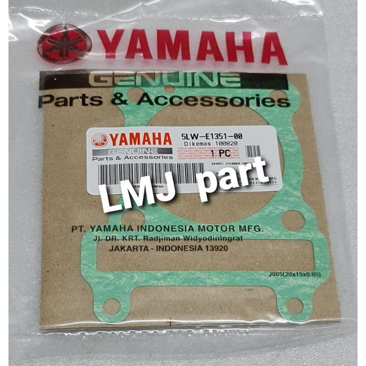 Perpak บรรจุปะเก็นบล็อกลูกสูบล่าง Nouvo Z Lele Mio 5Lw-E1351-00 หายาก