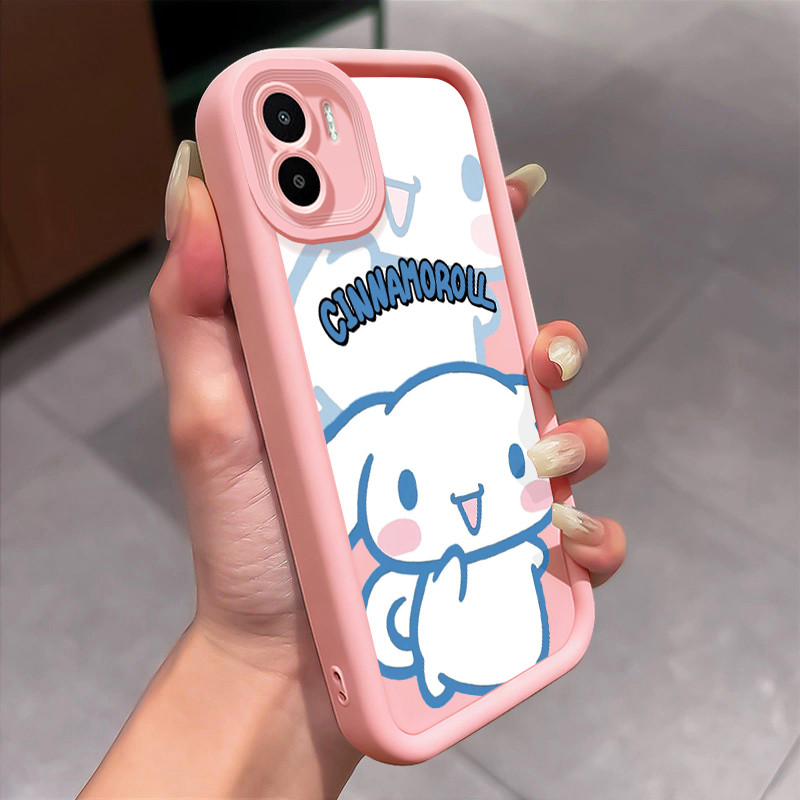 เคสโทรศัพท์ HP สําหรับ Xiaomi Redmi A1 A2 เคสกระต่ายสีขาวน่ารักเคสซิลิโคน Cesing Full Wrap Softcase