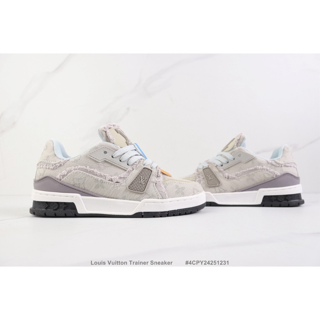 LV Trainer รองเท้าผ้าใบ cowhide ไซส์ 36-45