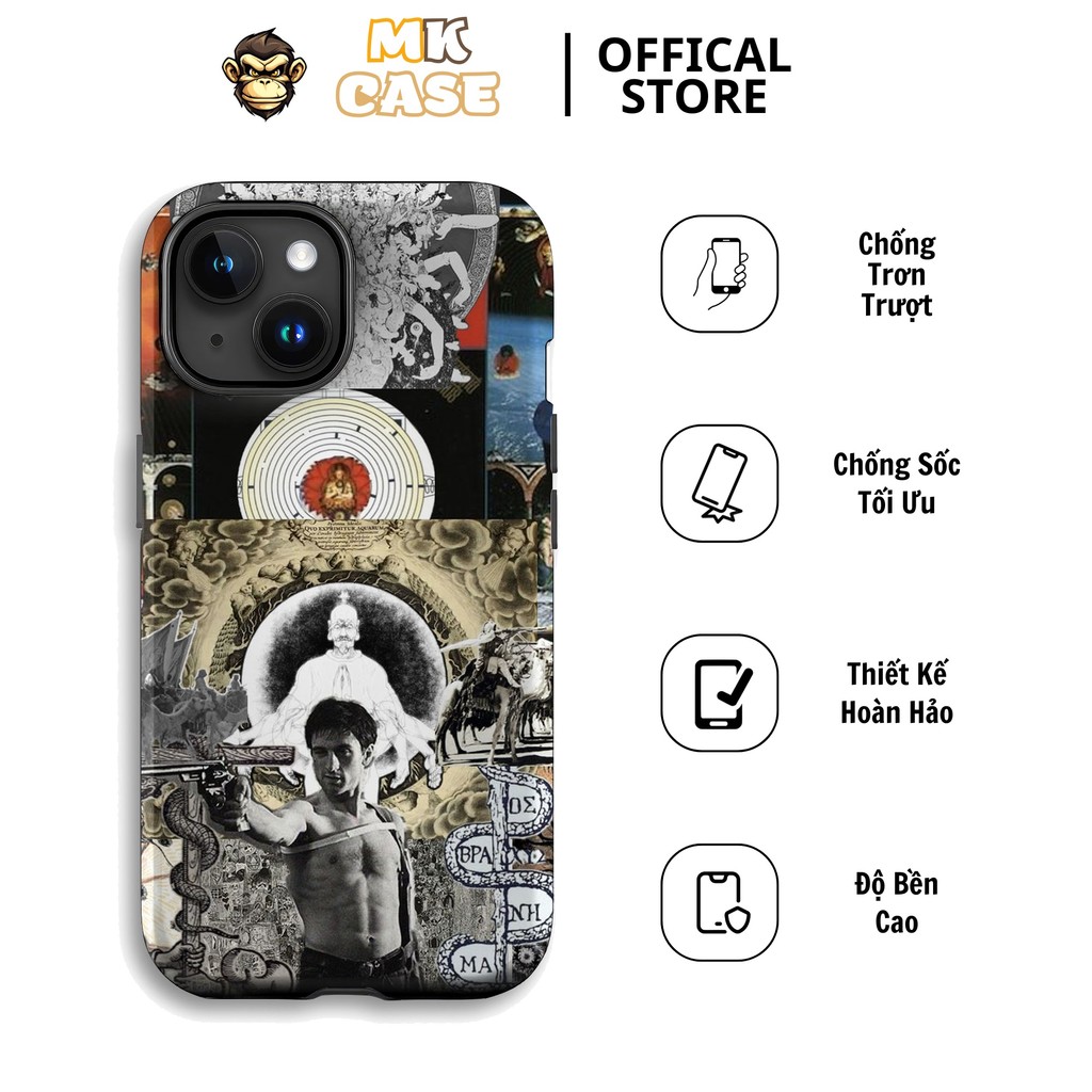 ที่ไม่ซ้ํากันและหรูหราคลาสสิก Collage iPhone Phone CASE MK CASE สําหรับผู้ชายและผู้หญิง