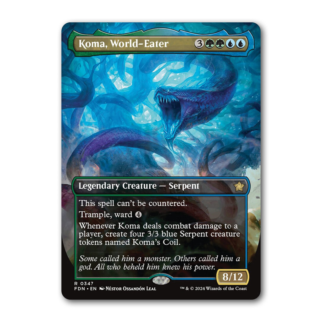 [MTG] Koma, World-Eater [FDN] [Multi] [Rare] [Normal] [ENG] [2024] (Magic: The Gathering)