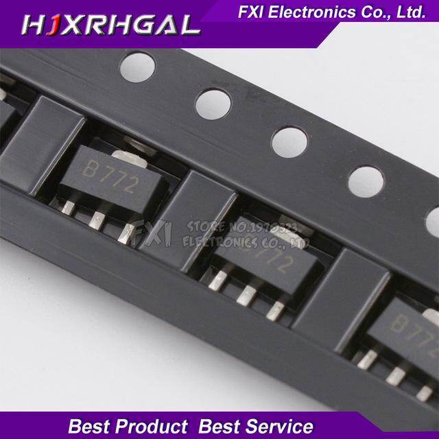 20 ชิ้น 2SB772 B772 SOT-89 SMD PNP MEDIUM TRANSISTOR ใหม่เดิม