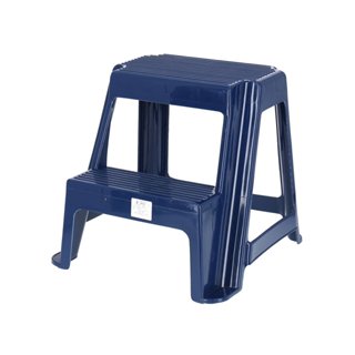 บันไดพลาสติก 2 ชั้น SPOA สีน้ำเงิน