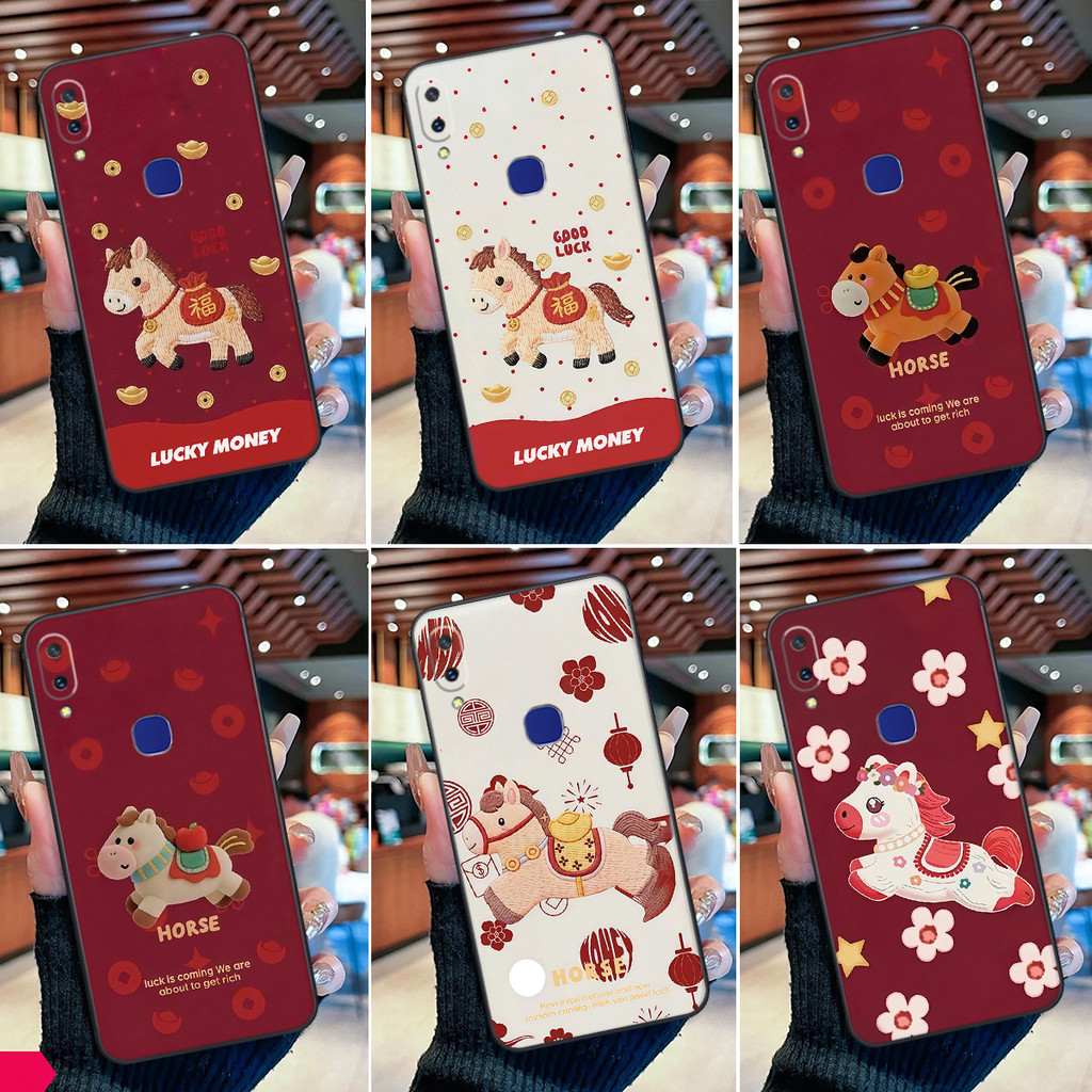 เคส Vivo V9 / V9 Youth Lucky Horse Tet เพื่อโชคลาภ