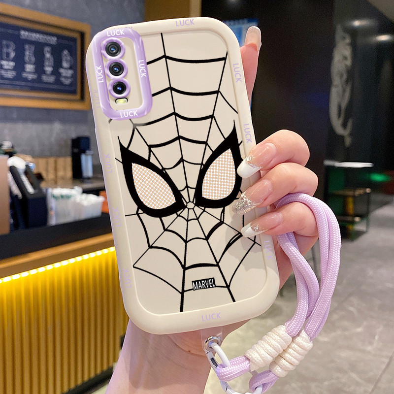 เคส VIVO Y20 Y20i Y20s Y20A Y20G Y12A Y12S Y11s เคส Creative Cool พร้อมเชือกเส้นเล็ก
