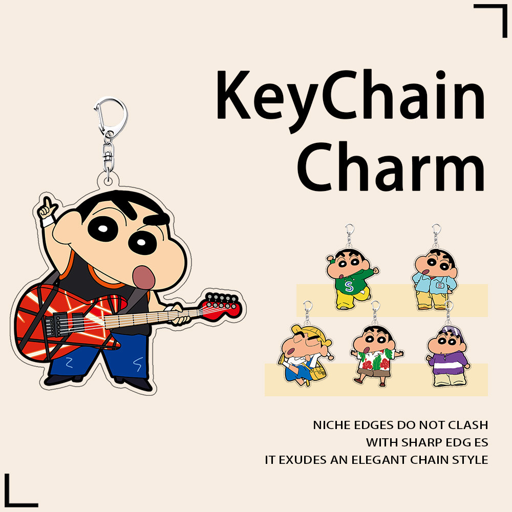 [พร้อมส่ง] Crayon Shinchan acrylic keychain พวงกุญแจ อะคริลิก
