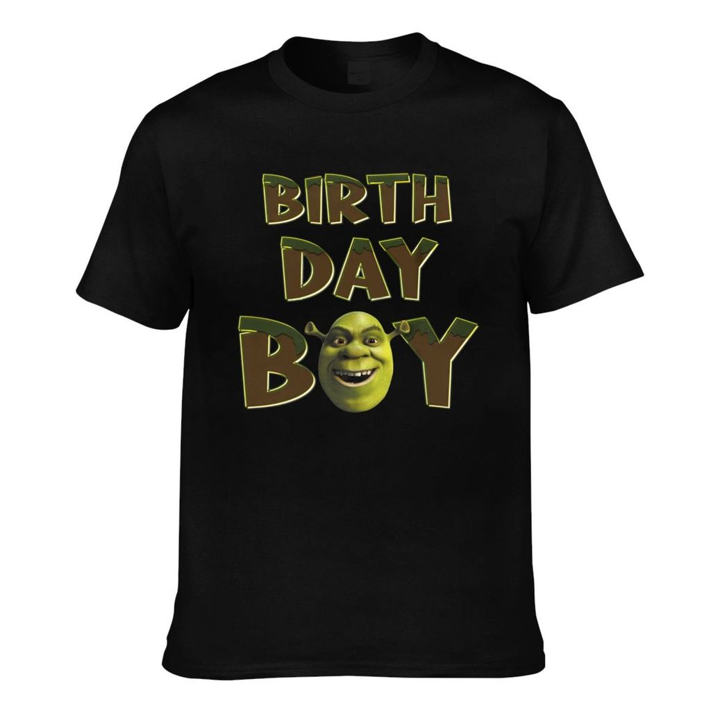 คุณภาพดี Shrek Birthday Big Face Mens Cool T-Shirt