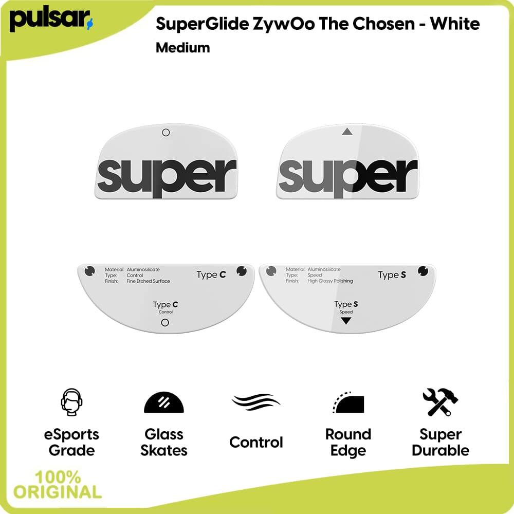 อุปกรณ์เสริมเมาส์สําหรับเล่นเกม-SuperGlide Pulsar SuperGlide Type-S/Type-CสําหรับZywOo The Chosen Fa