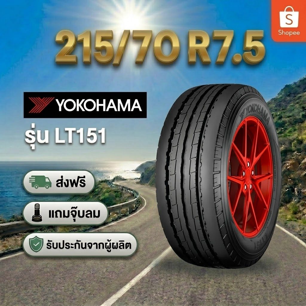 205R16C  YOKOHAMA Geolandar G97 ยางใหม่ 1 เส้น ปี 2026