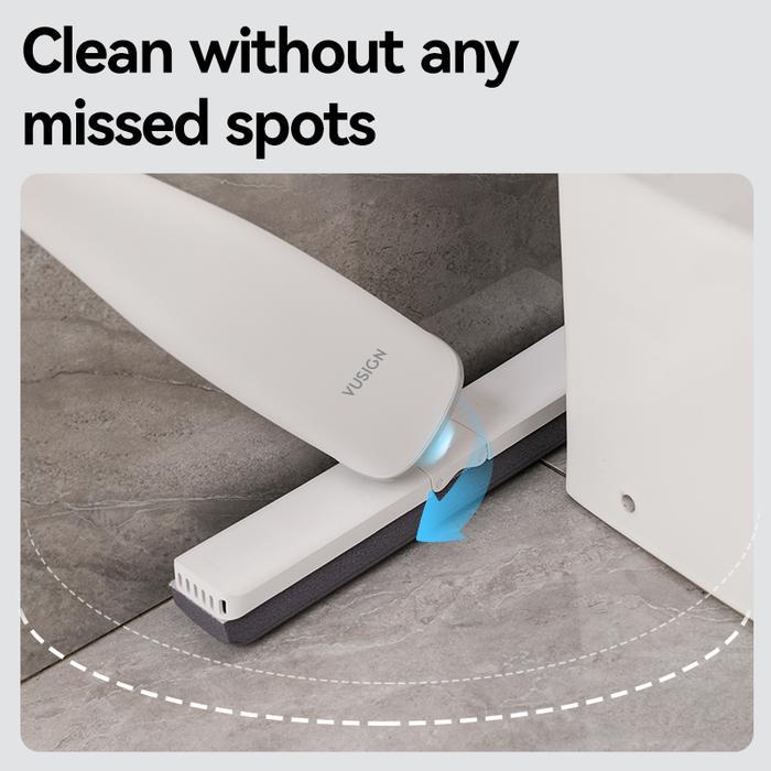 Vusign Sponge Cotton Mop / Rubber Floor Mop ม็อบฟองน้ําแบบดึงอัตโนมัติ VS1044