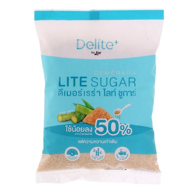 🔥 ลินดีไลท์พลัสดีเมอร์เรร่าไลท์ชูการ์ 500กรัม 💰 Lin Delite Plus Demerara Lite Suger 500g. 🚀 88592963