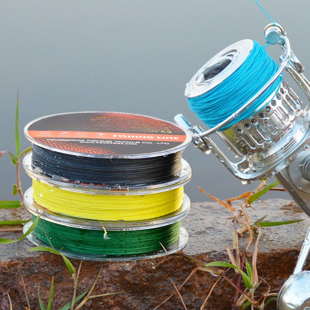 สายบraid PEสำหรับตกปลา ความยาว300ม. ทนทาน10LB-60LB