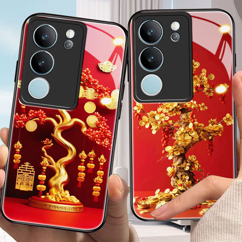 Luck Casing for vivo v29/e,v30/e,v40/v50/lite,v11i,v15,v17,v19,v20/se,v21/e,v23/e,v25/e,v25/e,v27/e,